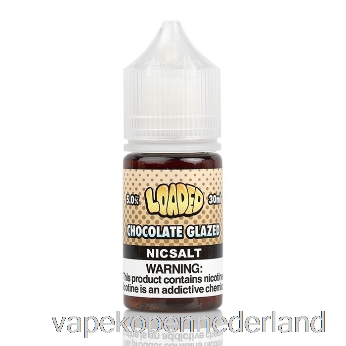 Vape Nederland Chocolade Geglazuurde Donut - Geladen Zouten - Meedogenloze Dampen - 30ml 35mg